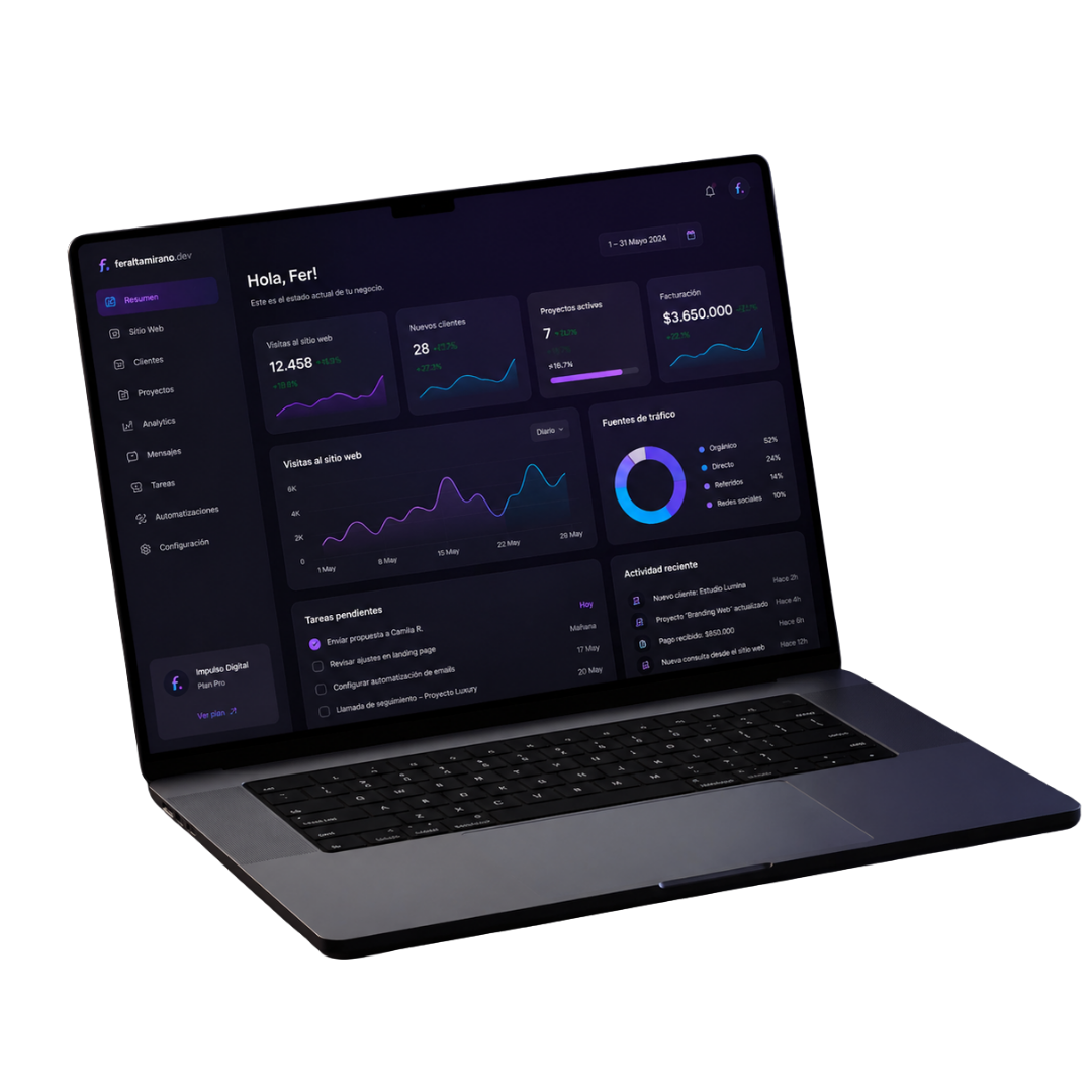 Dashboard feraltamirano.dev